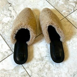 Marc Fischer Sabrina genuine shearling mule